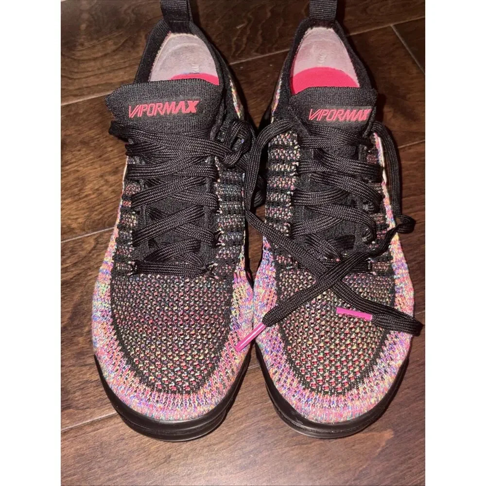 Nike Air Vapormax Flyknit 2 Women's Size 8 Running Shoes Multicolor